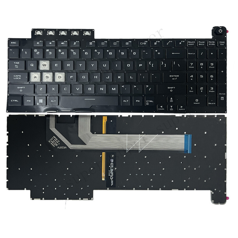 Gaming Keyboard Asus - Teclado Retroiluminado Preto S++ para ASUS