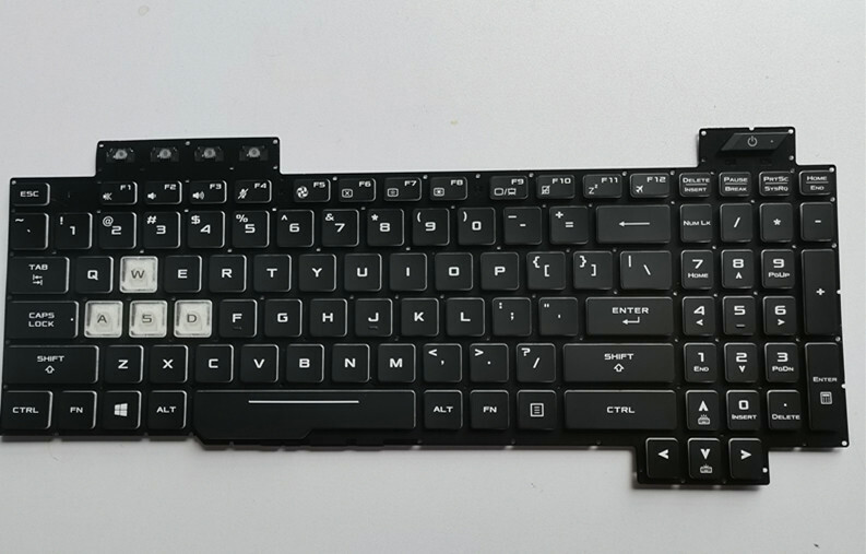 Gaming Keyboard Asus - Teclado retroiluminado branco dos EUA para