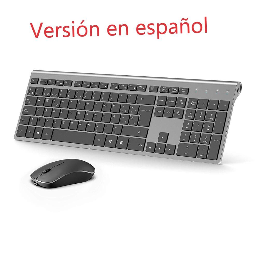 Gaming Keyboard Ergonomic - Conjunto de teclado e mouse sem