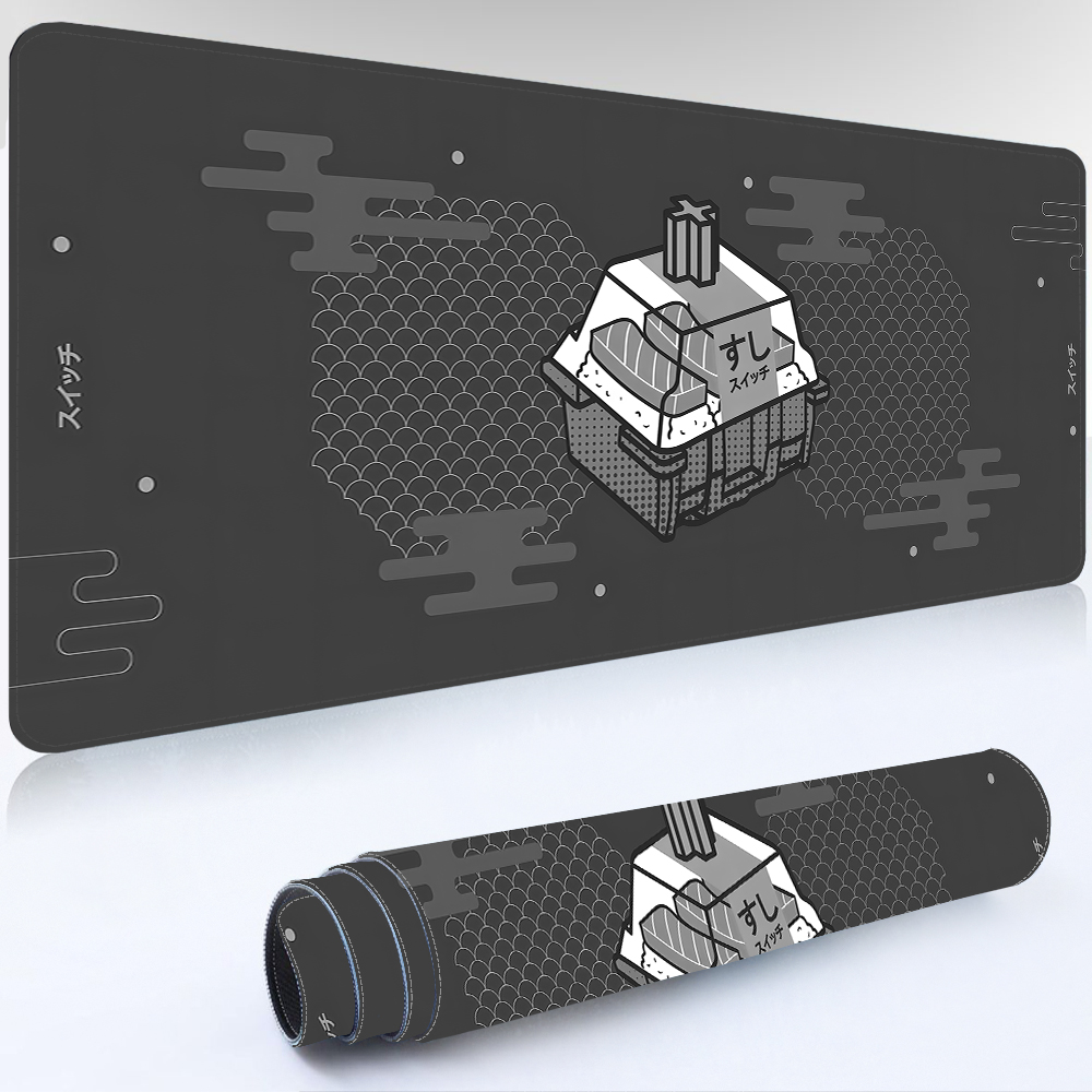 Gaming Keyboard Mouse Combo - Mouse Pad Gamer Kawaii Cinza para