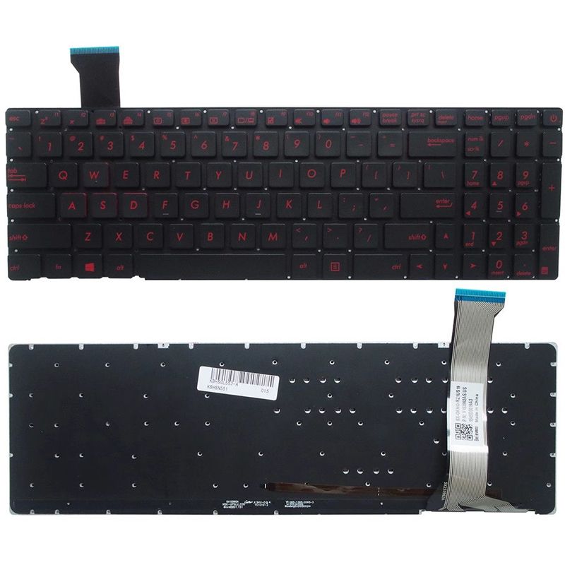 Gaming Keyboard Asus - Teclado de laptop americano para asus