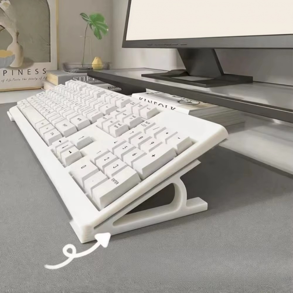 Gaming Keyboard Ergonomic - Suporte ergonômico para teclado, 2 peças,