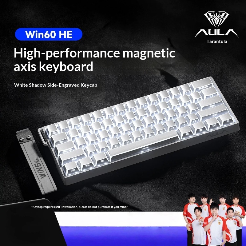 Keyboard Gaming Transparent - Teclado Mecânico Aula Win60 com Interruptor