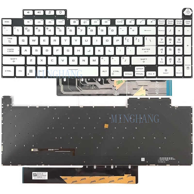 Gaming Keyboard Asus - Novo Teclado Retroiluminado para ASUS TUF