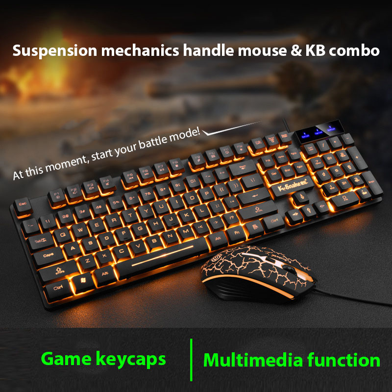 Conjunto de teclado e mouse KM - Gaming Keyboard And Mouse Combo avaliação e preço