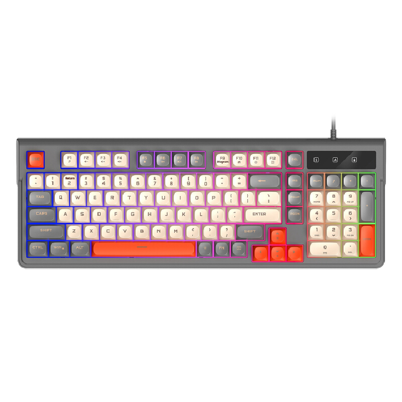 Teclado Gamer Silencioso de 98 - Gaming Keyboard That Is Quiet avaliação e preço