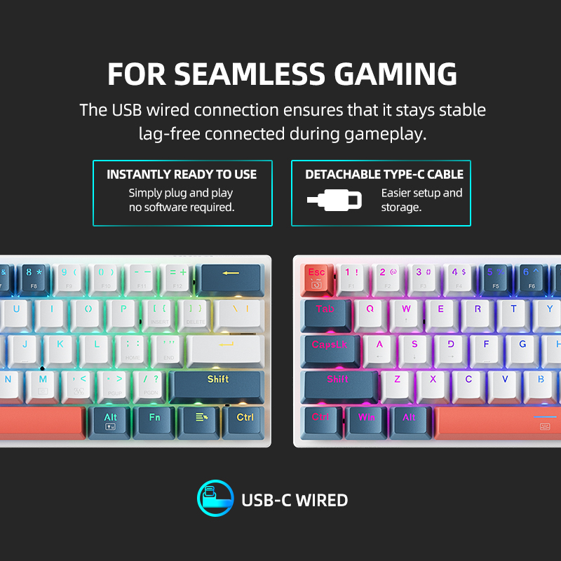 K500-B61achenike Mini Keybaord - Gaming Keyboard E Yooso avaliação e preço