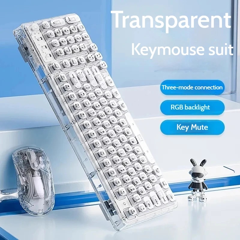 Conjunto de Teclado e Mouse Bl - Keyboard Gaming Transparent avaliação e preço