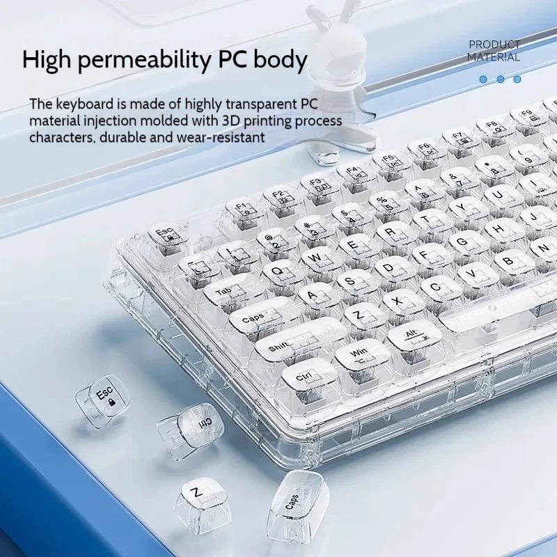 Conjunto de Teclado e Mouse Bl - Keyboard Gaming Transparent avaliação e preço