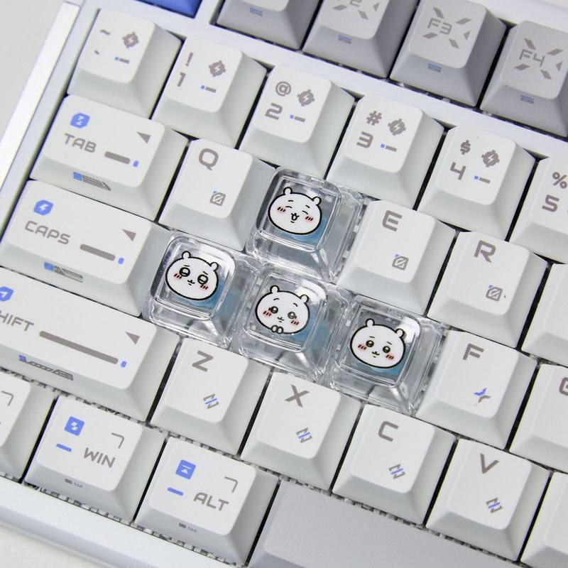 Chiikawa 4 peças de teclas per - Keyboard Gaming Transparent avaliação e preço