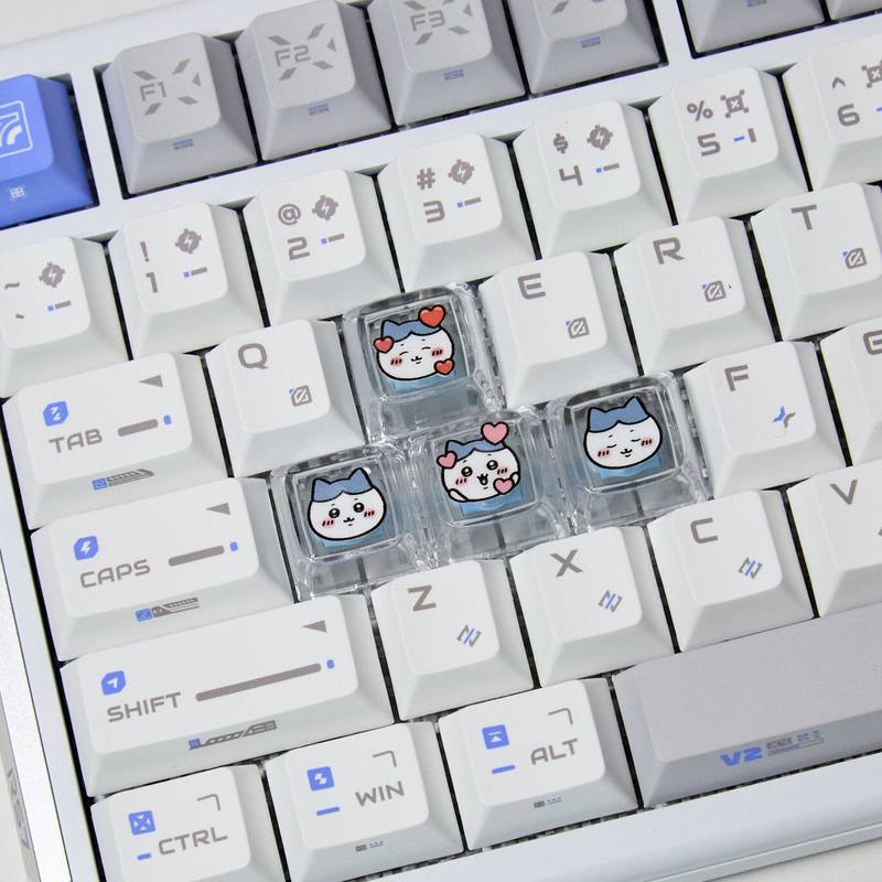 Chiikawa 4 peças de teclas per - Keyboard Gaming Transparent avaliação e preço