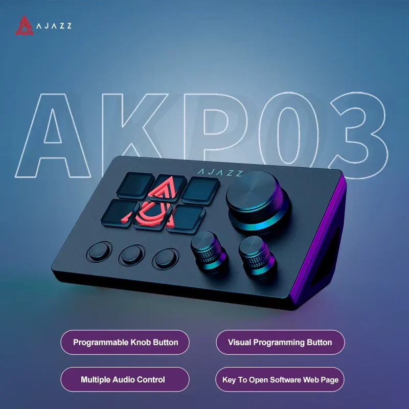 Controlador de Painel Ajazz AK - Gaming Keyboard 1 Hand avaliação e preço