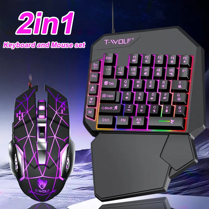 Conversor de Jogos Móveis 2-em - Gaming Keyboard 1 Hand avaliação e preço
