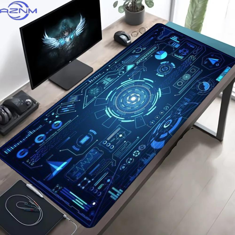 Mousepad Gamer Sci-Fi Tech com - Gaming Keyboard Typewriter avaliação e preço