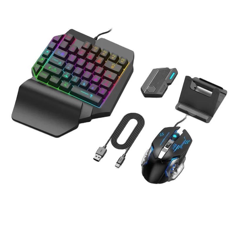 Conjunto de Teclado e Mouse pa - Gaming Keyboard 1 Hand avaliação e preço