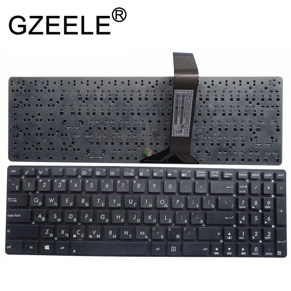 Teclado de laptop russo para A - Gaming Keyboard Asus avaliação e preço