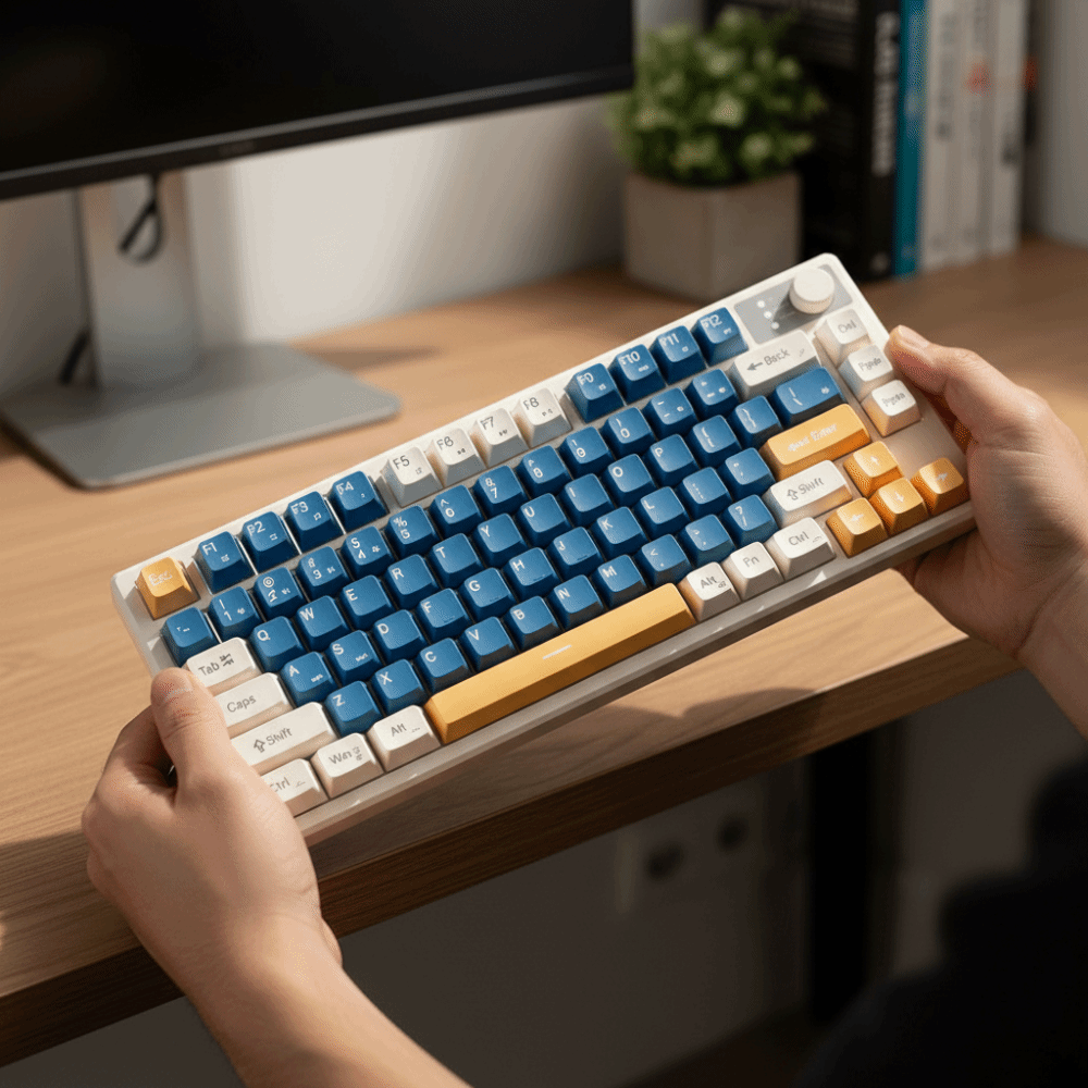 Teclado Mecânico para Jogos co - Gaming Keyboard That Is Quiet avaliação e preço